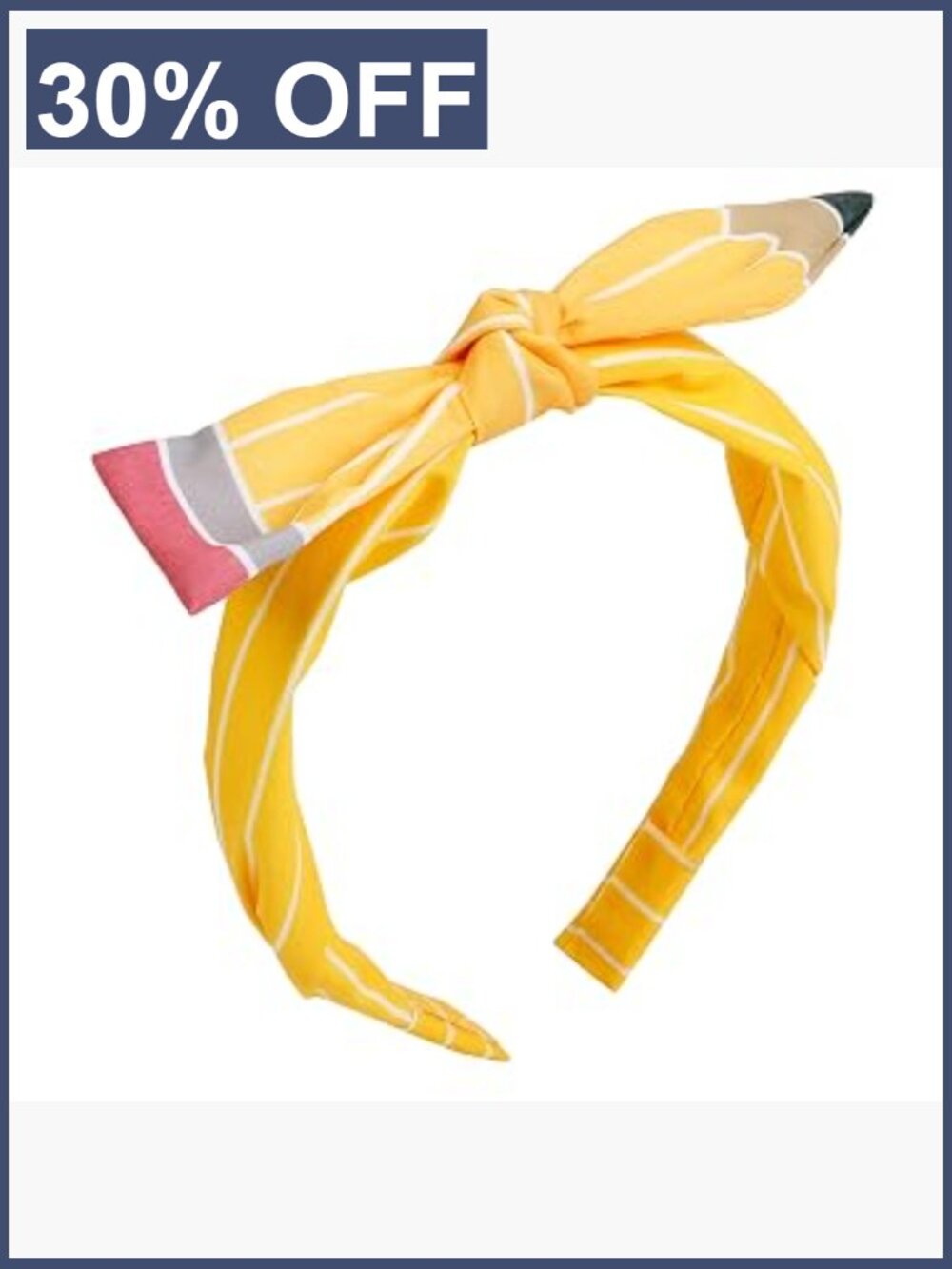 Back to School Pencil Bow Headband Teacher Hair Accessory